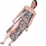 Sarong Cover Up Long Zebra ..