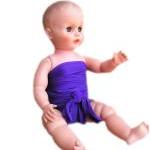 Baby Bathing Suit Solid Pur..